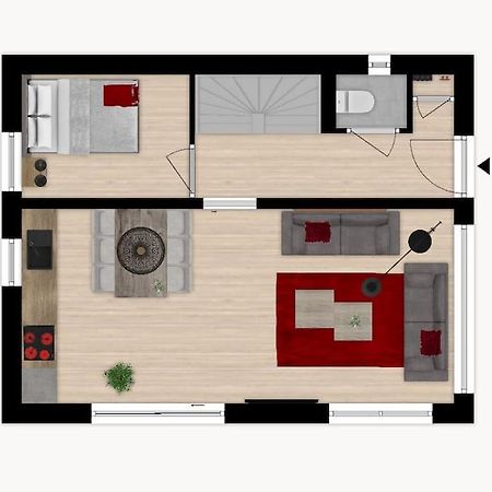 Vakantiewoning 1 Aan Zee, 400 Meter Van Het Strand ザウテランデ エクステリア 写真