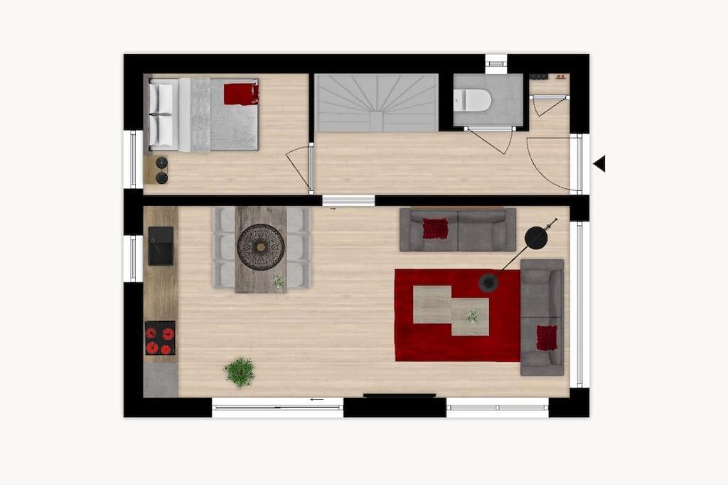 Vakantiewoning 1 Aan Zee, 400 Meter Van Het Strand ザウテランデ エクステリア 写真